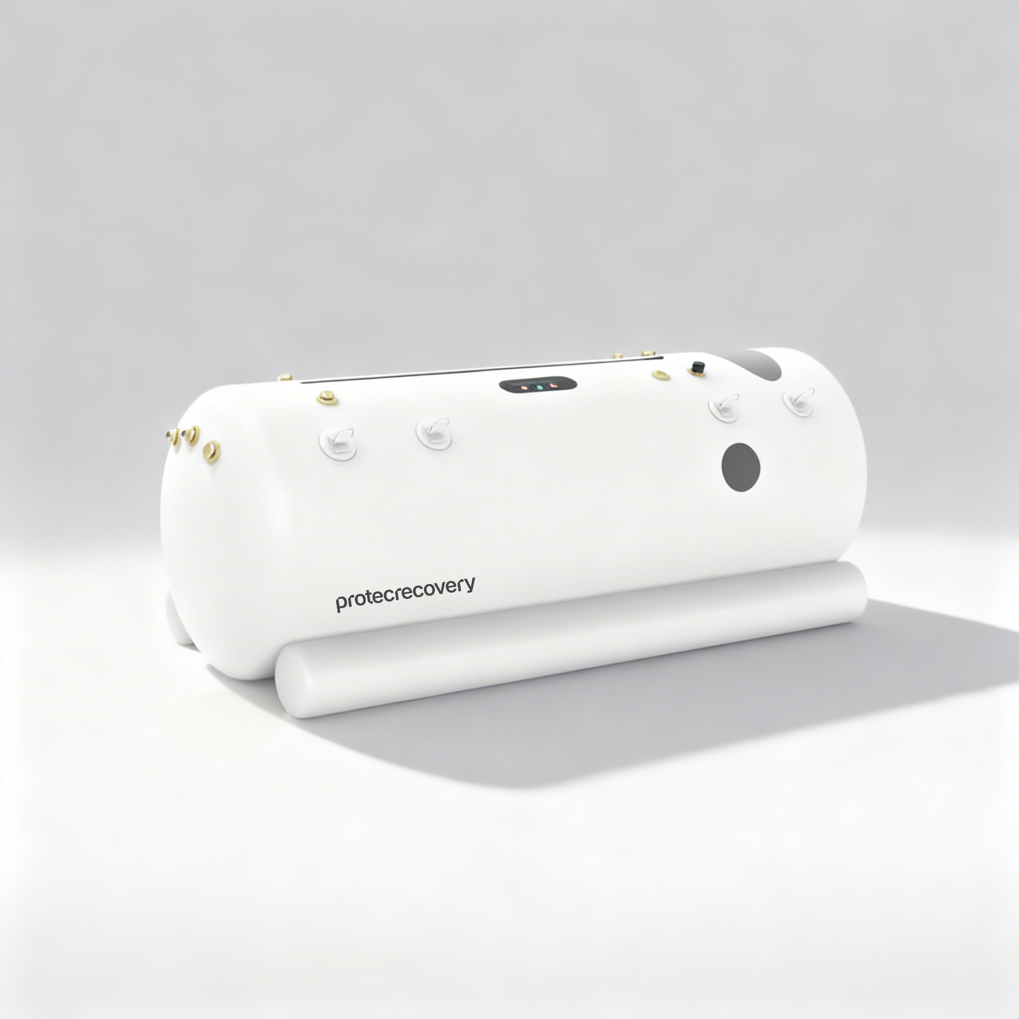 AtmosChamber Air Solo hyperbaric oxygen therapy in use