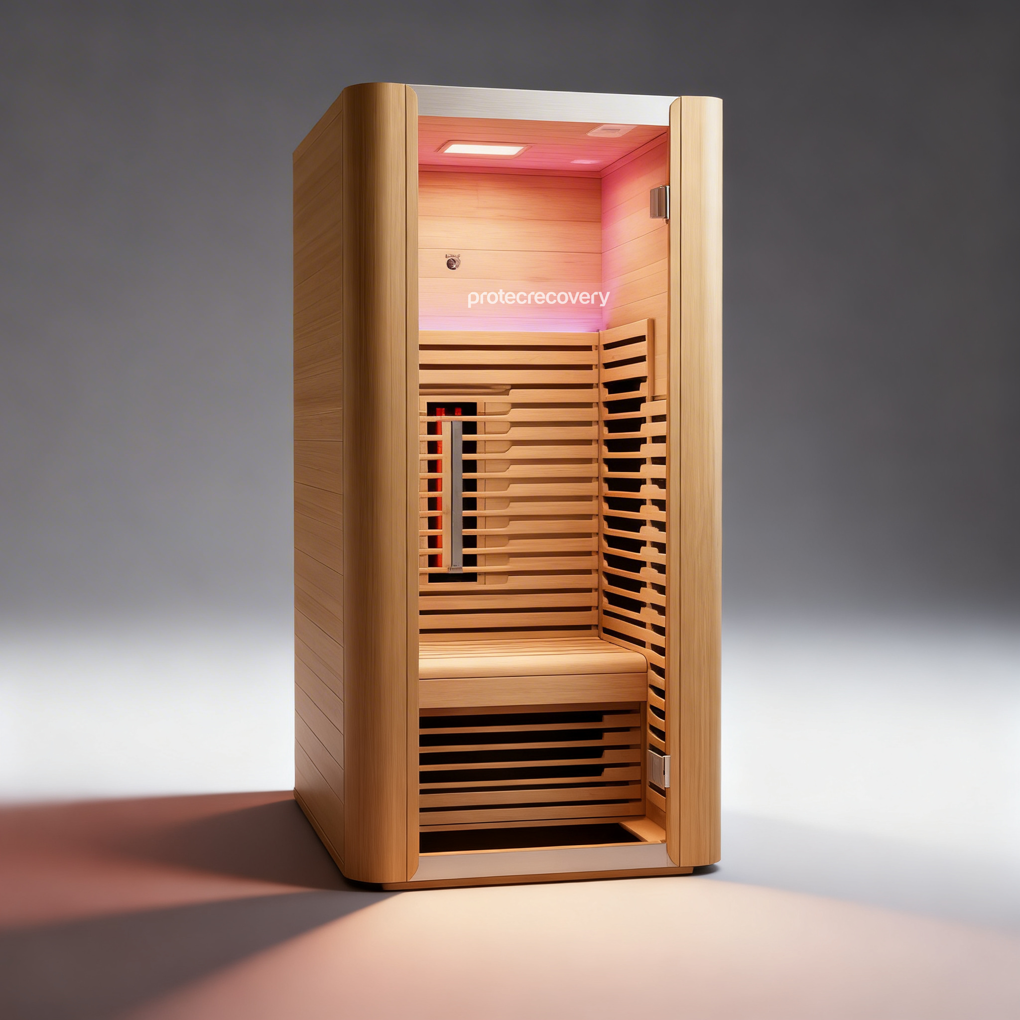 Sauna Pro Solo infrared sauna lifestyle shot