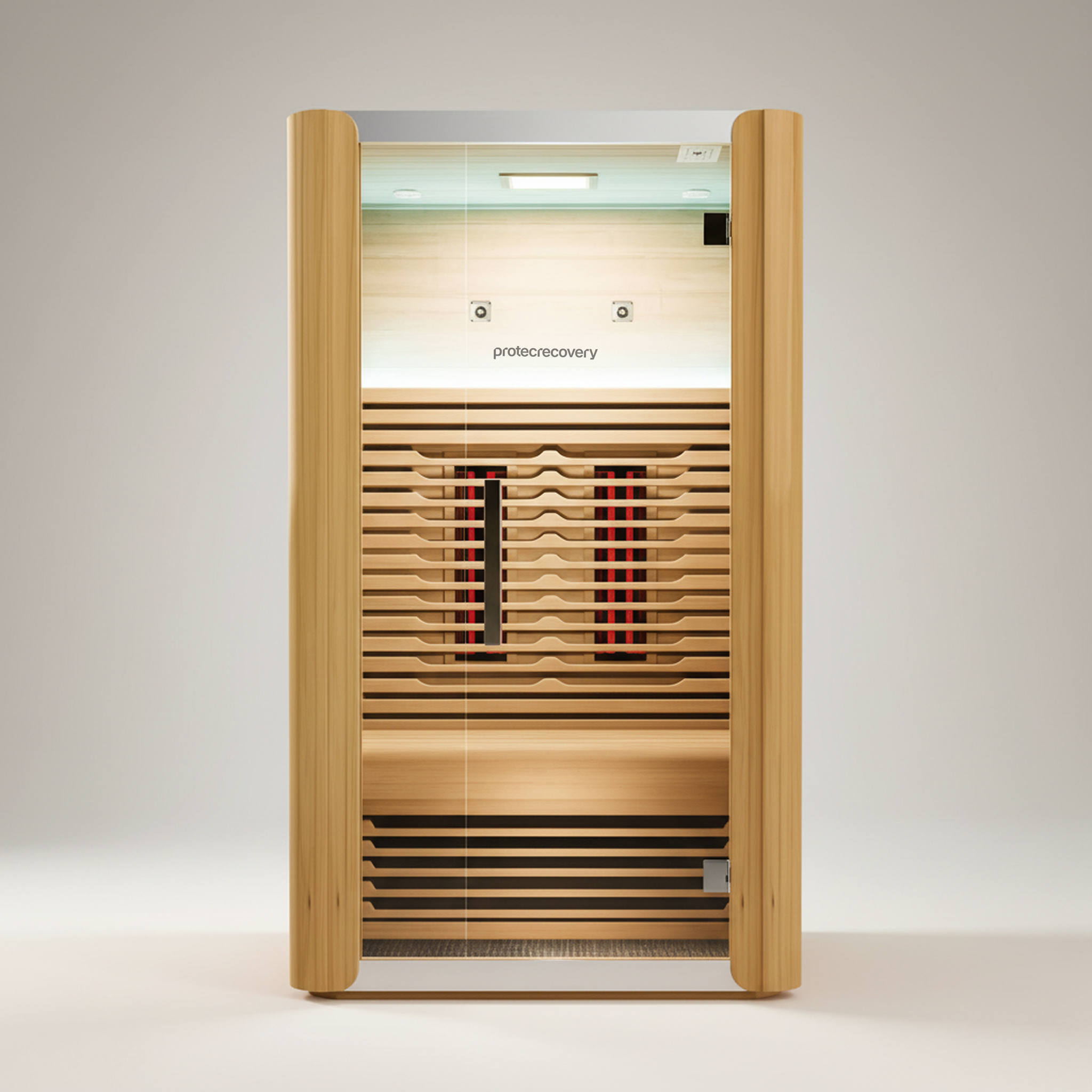 Sauna Pro Duo infrared sauna in use