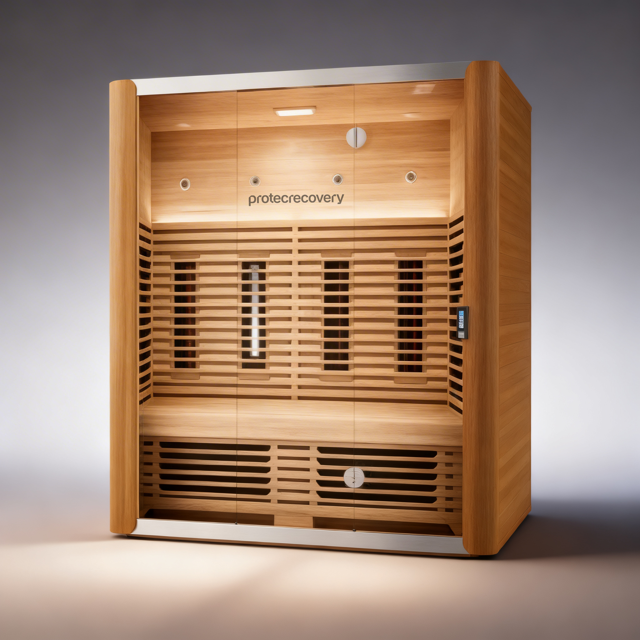 Sauna Pro Max infrared sauna in use