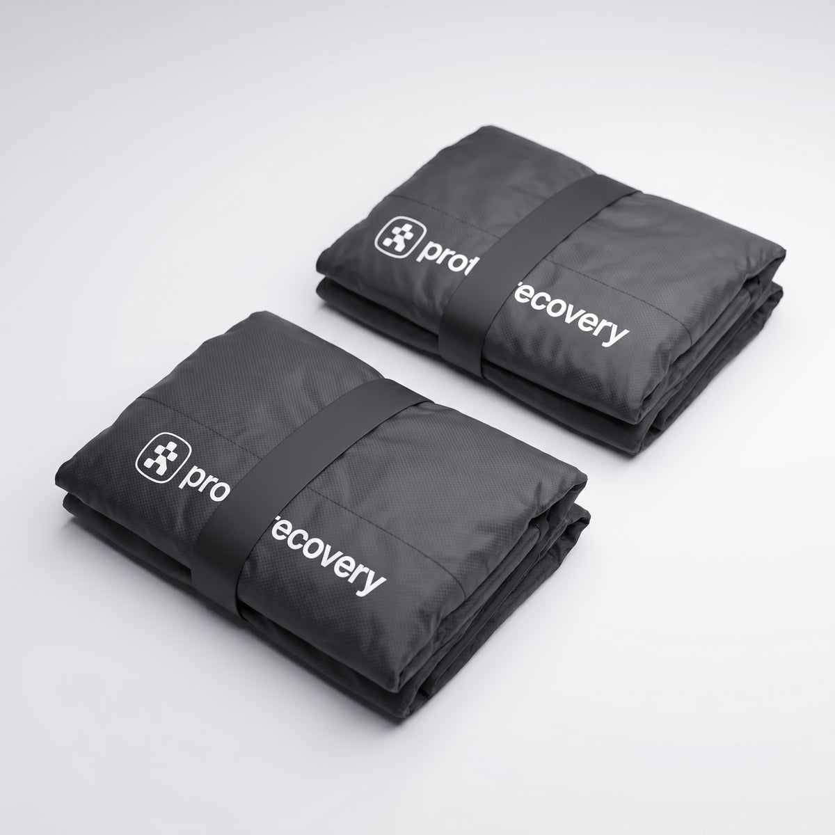 PROBOOTS 2 wireless compression boots folded and packed down for travel and storage