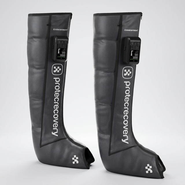 PROBOOTS 2 compression boots, a seated recovery device