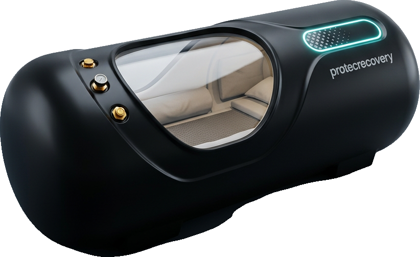 AtmosChamber interior, the performance recovery suite centrepiece